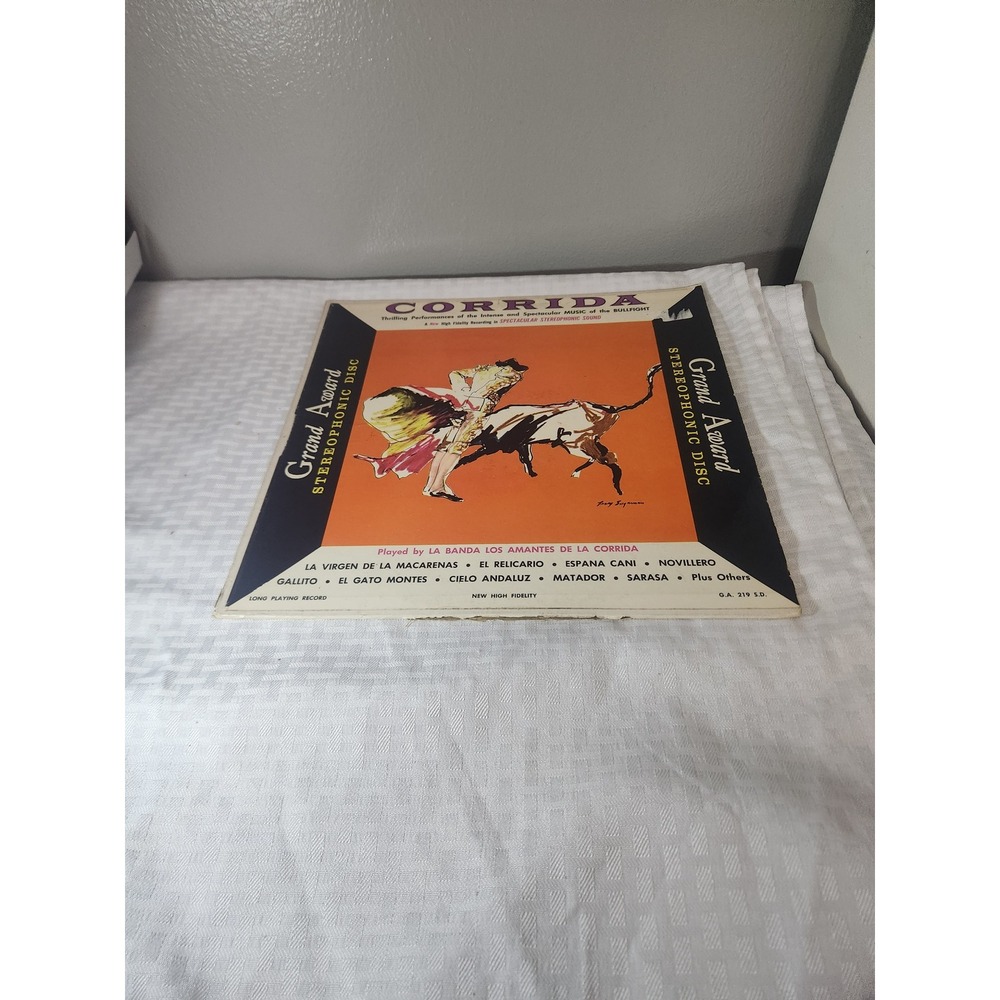 Corrida La Banda Los Amantes De La Corrida Grand Award Vinyl LP GA 219 SD